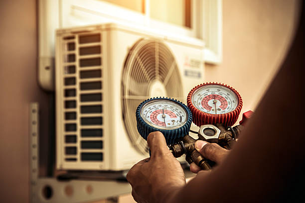 Professional Hvac technician working in Ripley, OK